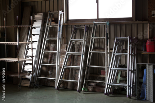 Stepladder for electrical work
 photo