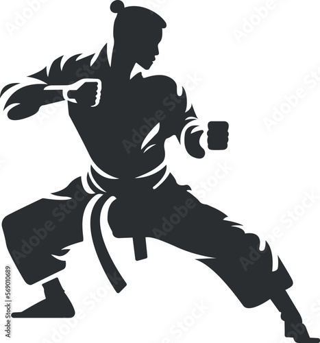 Martial Artist silhouette