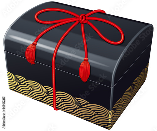 日本の昔話に出てくるような玉手箱