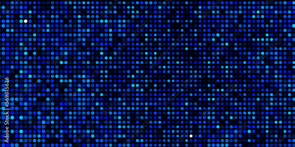 Light BLUE vector layout with circle shapes. Light BLUE vector layout with circle shapes.