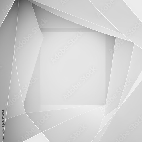 Abstract polygonal low poly banner