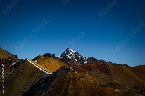 Peak and mountains