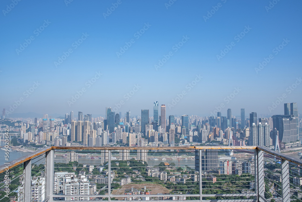 China Chongqing city skyline scenery