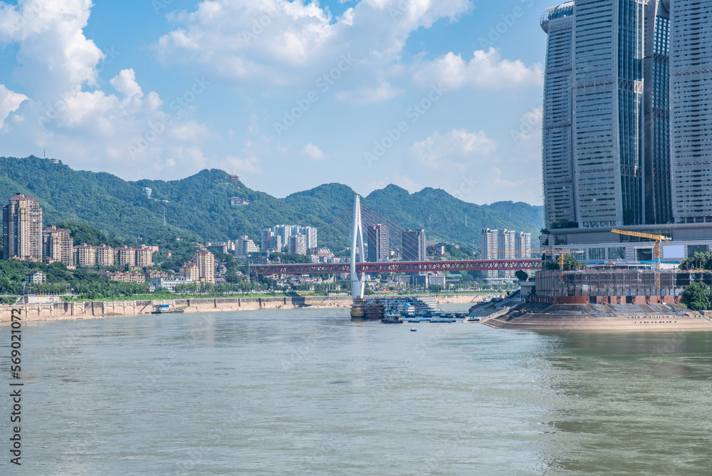 Scenery of the Yangtze River in Chongqing, China