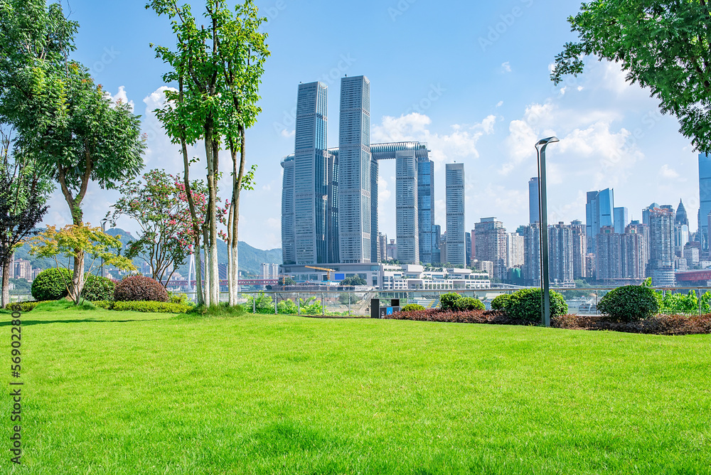 Fototapeta premium Scenery of Danzishi Park in Chongqing, China