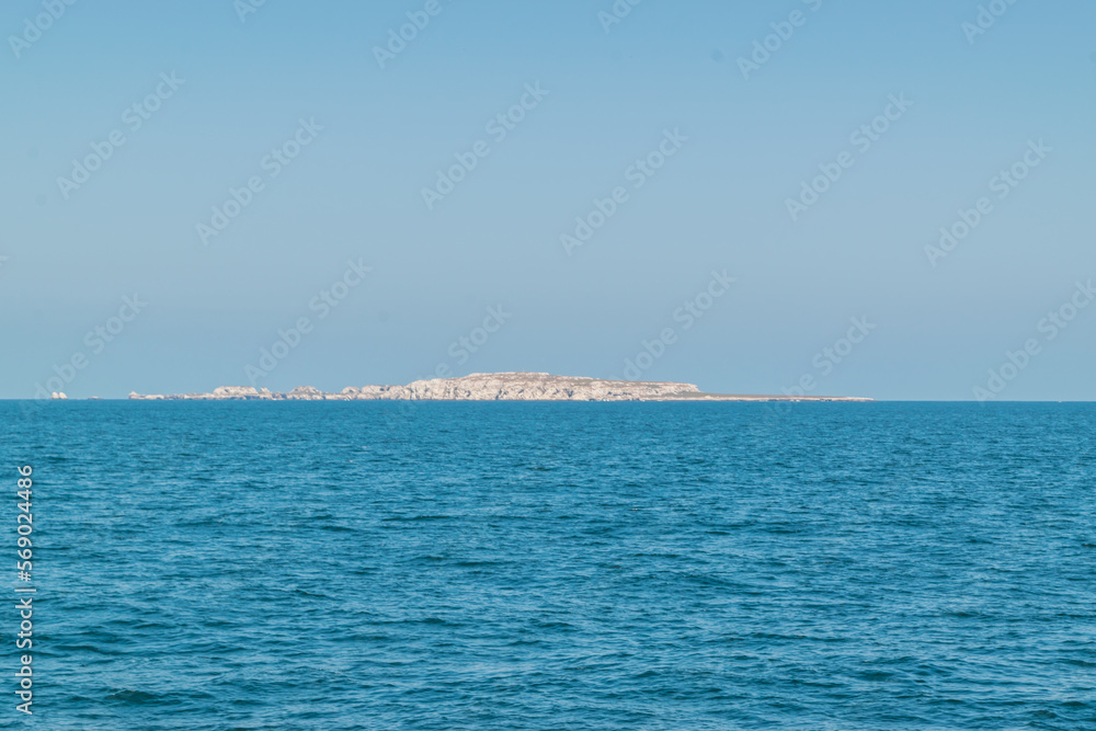 Fullshot of Marietas island in puerto vallarta 