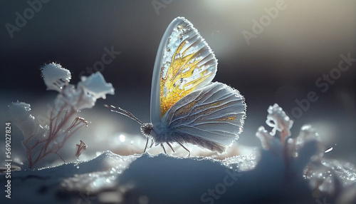 Fototapeta ice_butterfly