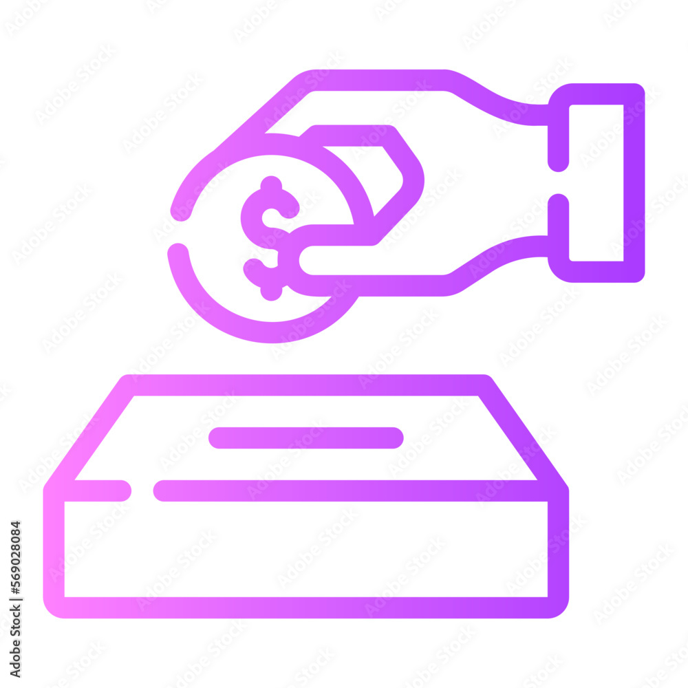 tithe gradient icon tithe gradient icon