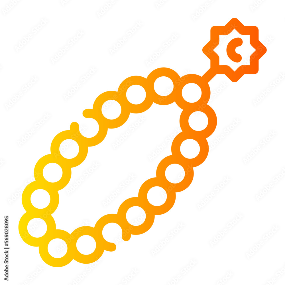 tasbih gradient icon tasbih gradient icon