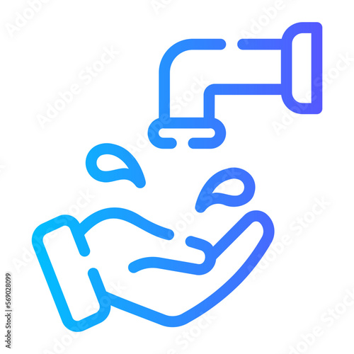 wudhu gradient icon