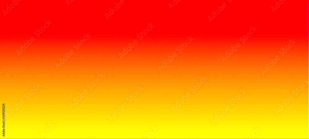 Abstract red and yellow gradient panorama banner background social ...
