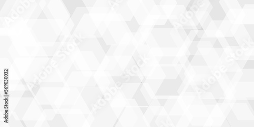 Abstract background with Hexagons and Triangles Seamless Pattern and geometric in vector design .Science Technologic Hexagonal Pattern Light Conceptual Illustration and website banner and graphic art	