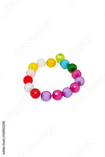 colorful bead wrist accessories bracelet toy