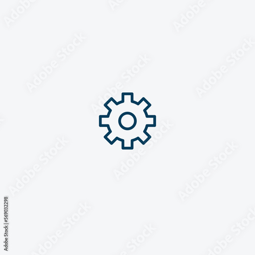 settings gear icon, gear icon, Cogwheel symbol vector icon