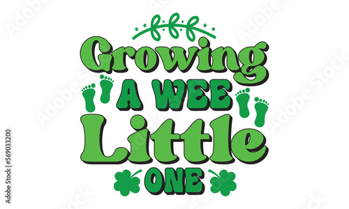 Growing a wee little one svg, St Patrick's Day svg, St Patrick's Day svg design, St Patrick's Day t shirt, St Patrick's Day shirt, Retro St. Patrick's day, Retro St. Patrick's png, Retro St. Patrick's