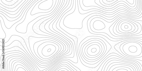  Topographic map background geographic line map with elevation assignments. Modern design with White background with topographic wavy pattern design.paper texture Imitation of a geographical map shade