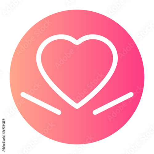 loving gradient icon