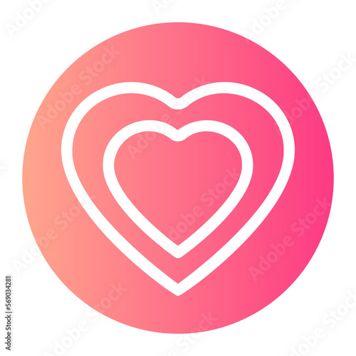 romance gradient icon