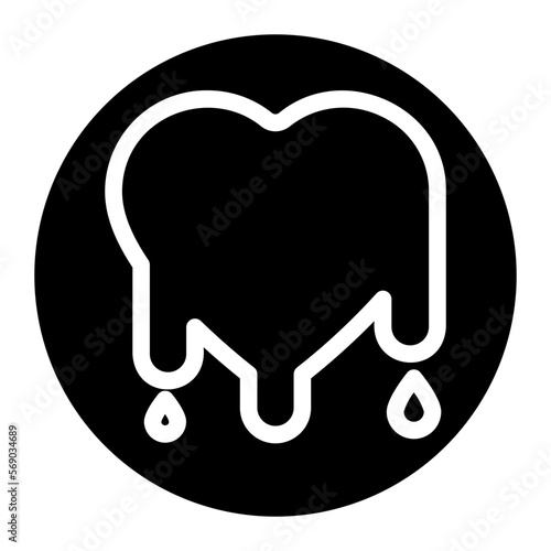 heart glyph icon