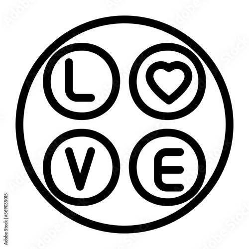 love line icon