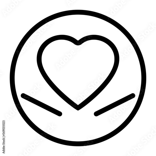 loving line icon