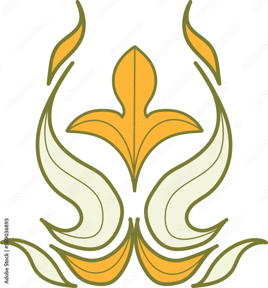 Fototapeta premium Art Nouveau Illustration Element