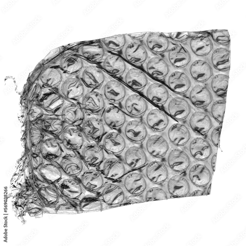 Seamless plastic air bubble wrap packing material. Royalty highquality