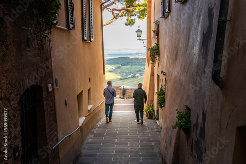 narrow street in the old town
