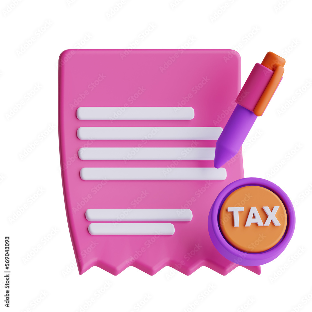 3d invoice icon 3d invoice icon