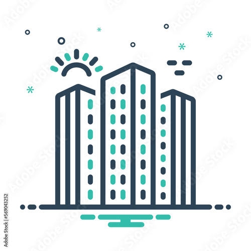 Mix icon for buildings