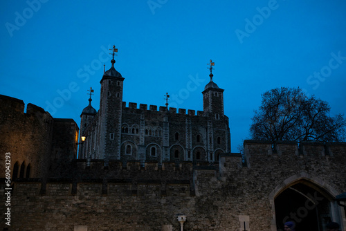 Tower of London at sunset, Royal Palace