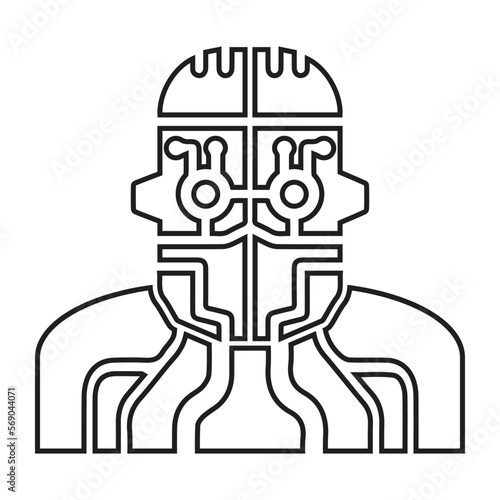 Android, cybernetics icon