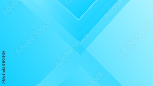 Rectangles shape of different sizes and shades of blue. Simple geometric background. Vector illustration.