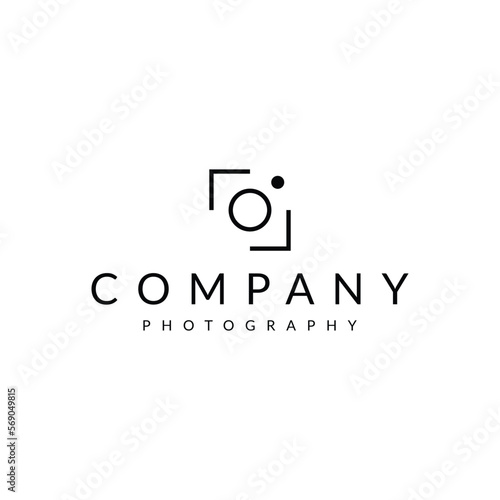 minimal camera logo design