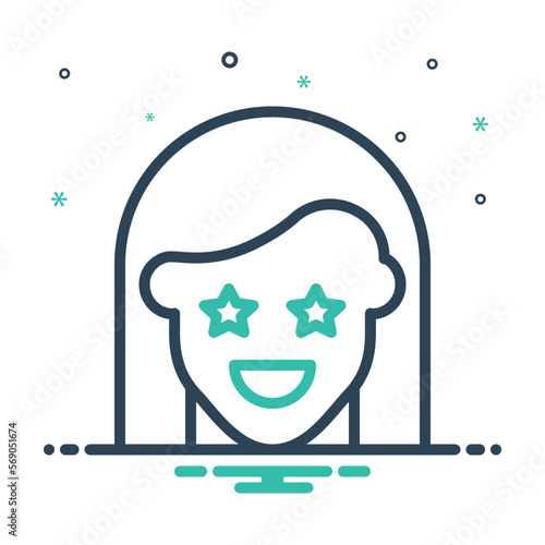 Mix icon for excited