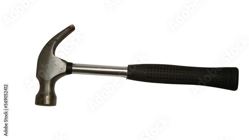 Steel Claw Hammer With Steel Shaft, claw hammer,  Durable Construction Handle Claw Hammer Curved Claw Hammer, white background png  © om