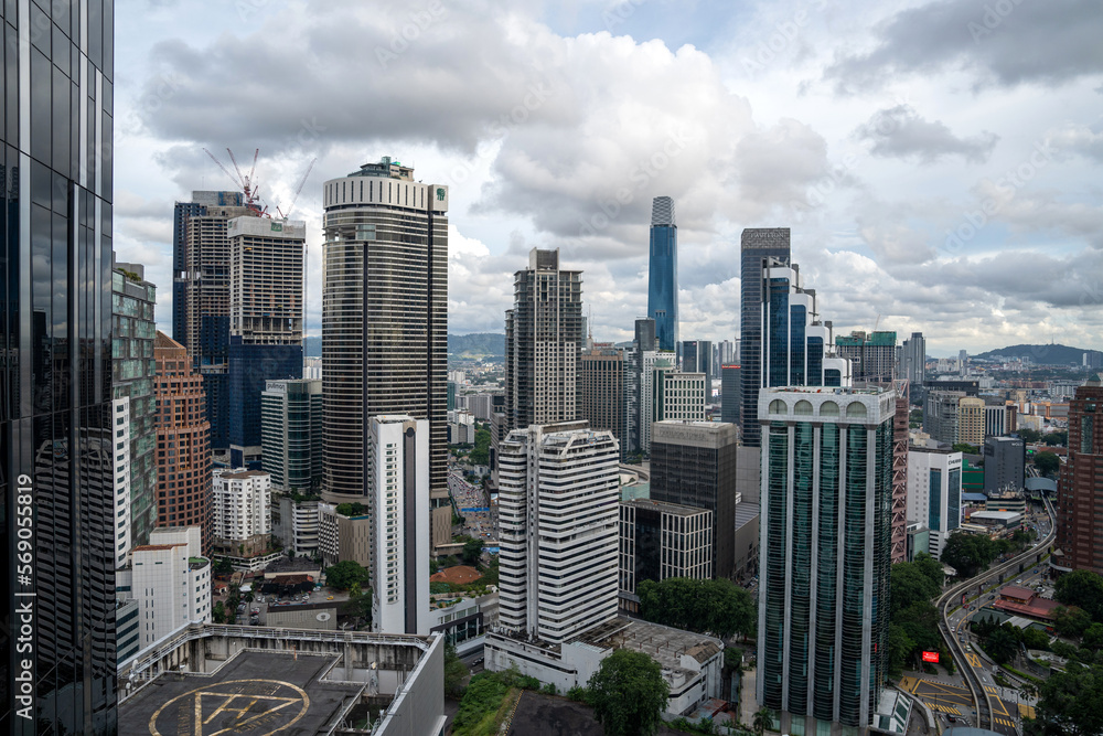 Ταπετσαρία Cityscape image of Kuala Lumpur, Malaysia during day time