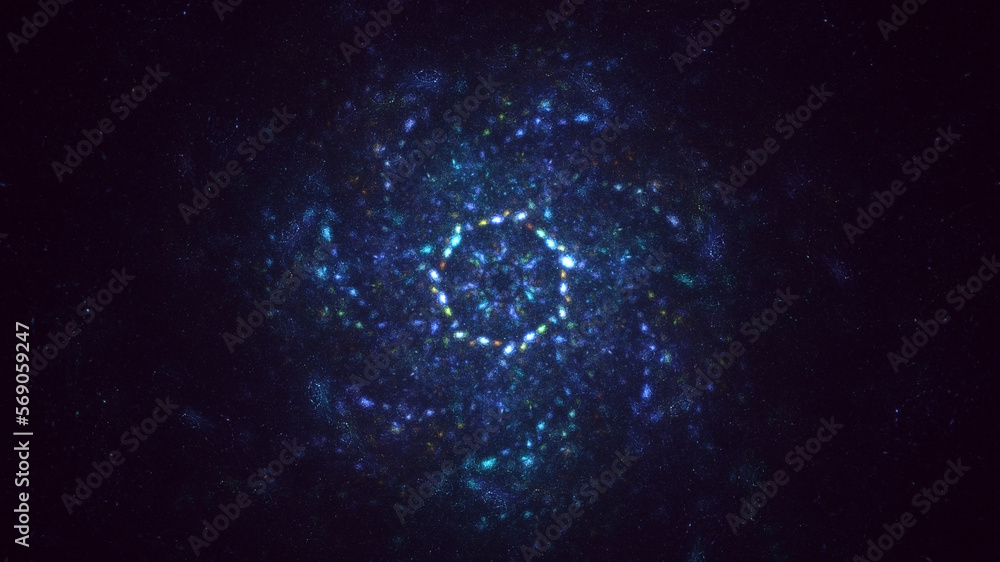 3D rendering abstract circle light background 3D rendering abstract circle light background