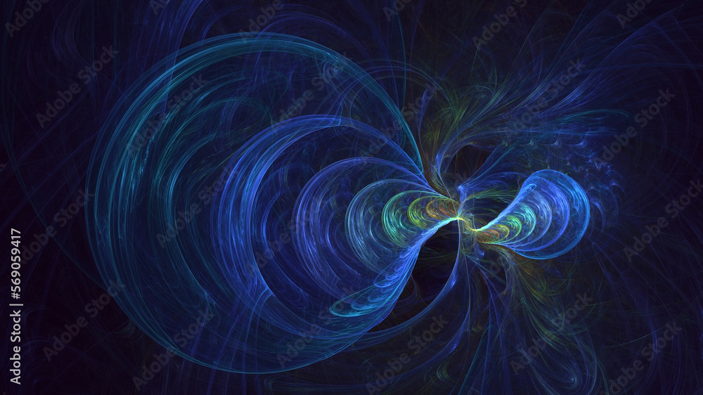 3D rendering abstract colorful fractal light background 3D rendering abstract colorful fractal light background