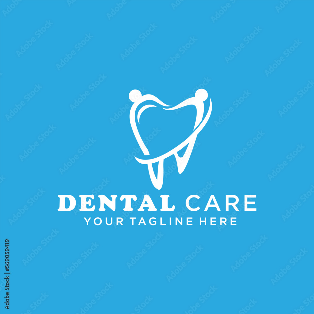 Fototapeta premium Collection of dental logo designs dentist logo dental clinic logo template dental vector logo