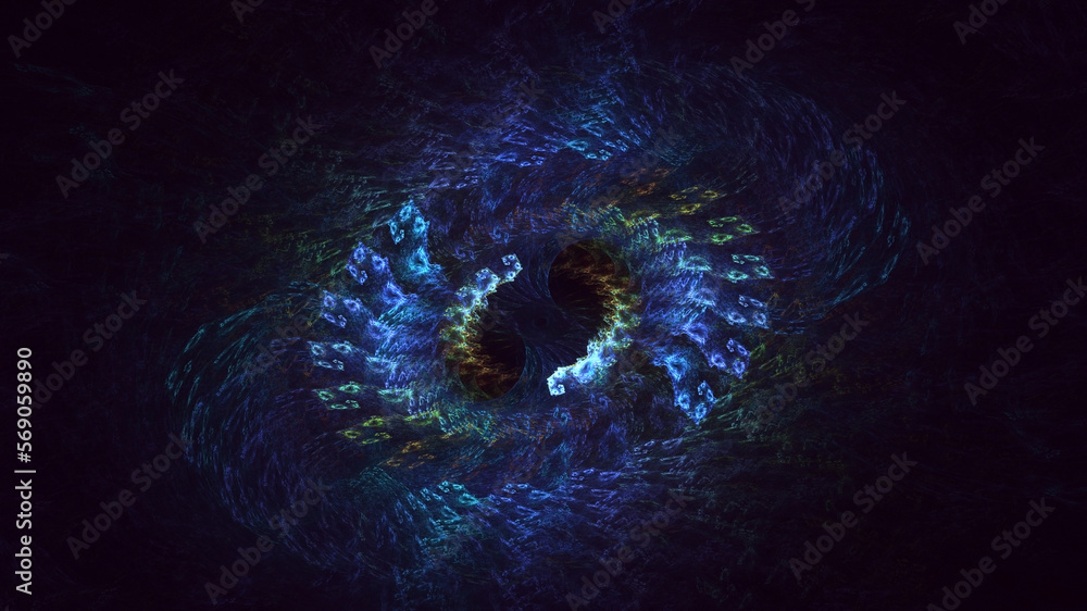 3D rendering abstract circle light background 3D rendering abstract circle light background