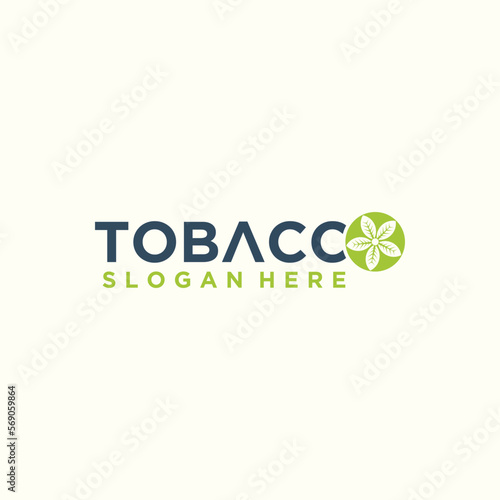 tobacco leaf logo cbd oil producer tobacco leaf logo icon vector logo for natural tobacco