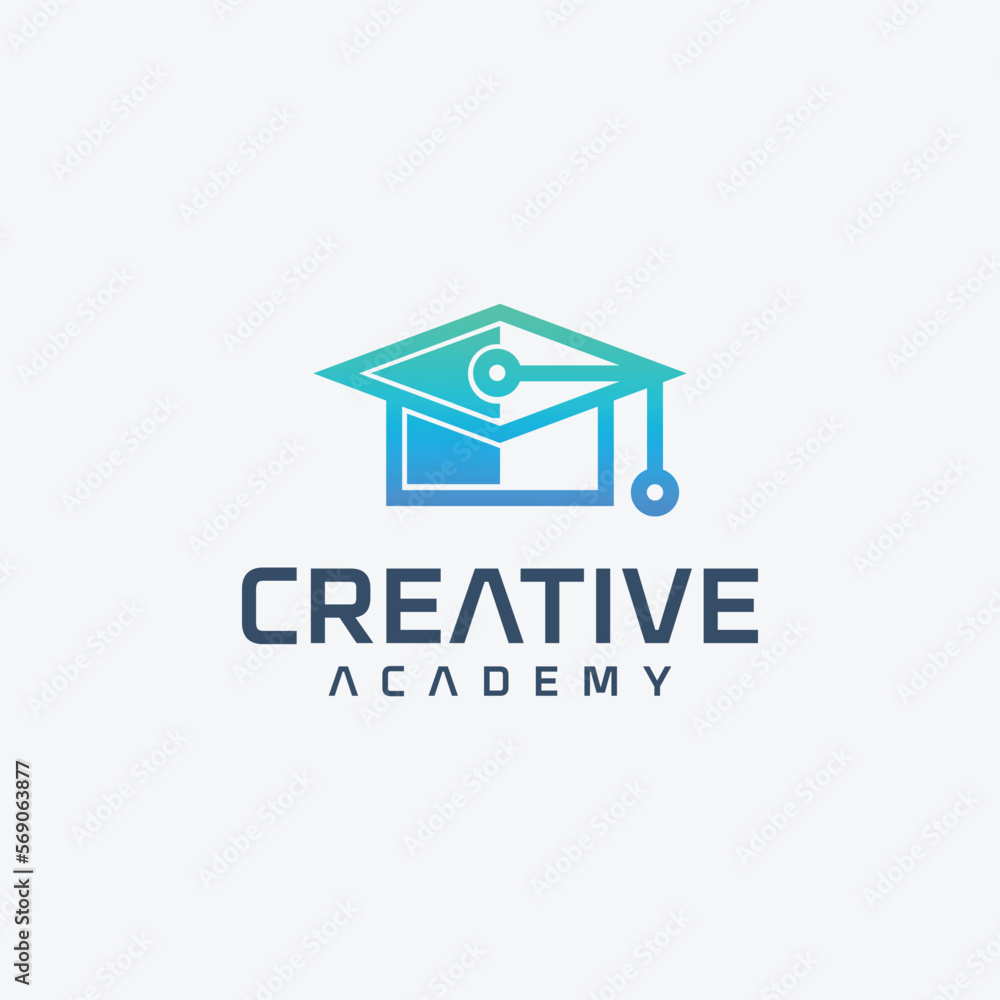 educational logo icon design technology design icon logo education technology logo