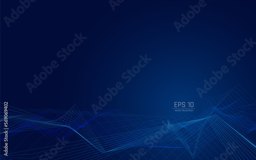 futuristic abstract background. Server, internet, speed. Futuristic tunnel HUD. Motion graphics for an abstract data center .vector illustrator,eps10,wireframe,background