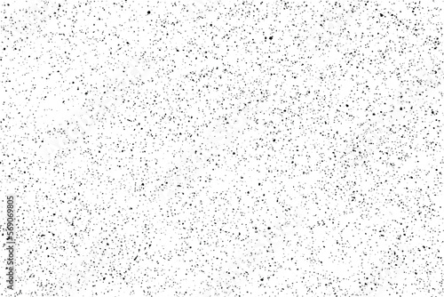 Black and white rusty grunge effect vector for the background. Grainy texture design on a white background. Dark texture and dust grunge effect for design elements. Dust texture vector for template.