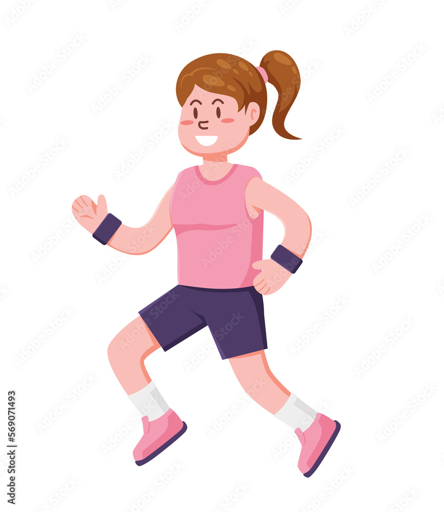 people running jogging exercise and athlete
