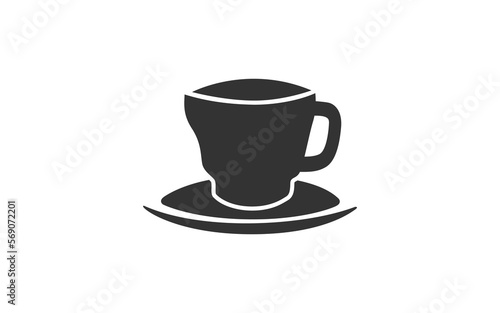 COFFE CUP logo mascot with isolated illustration for identity template