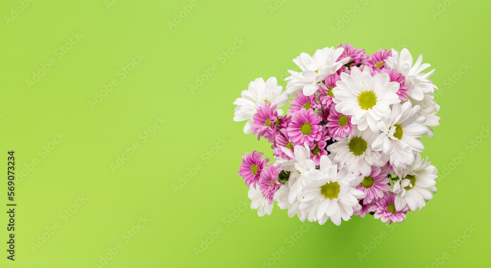 Colorful daisy flowers bouquet