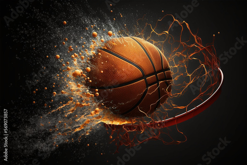 Basketball score! (AI Generated) © Djomas