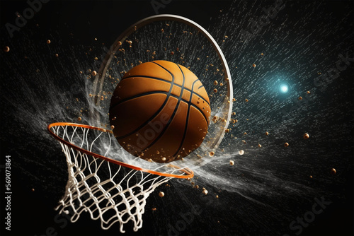 Basketball score! (AI Generated) © Djomas